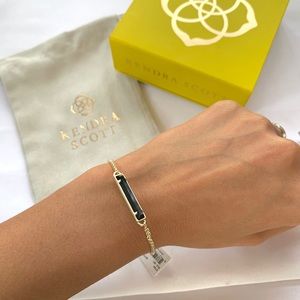 NWT Kendra Scott 14k gold mother pearl bracelet